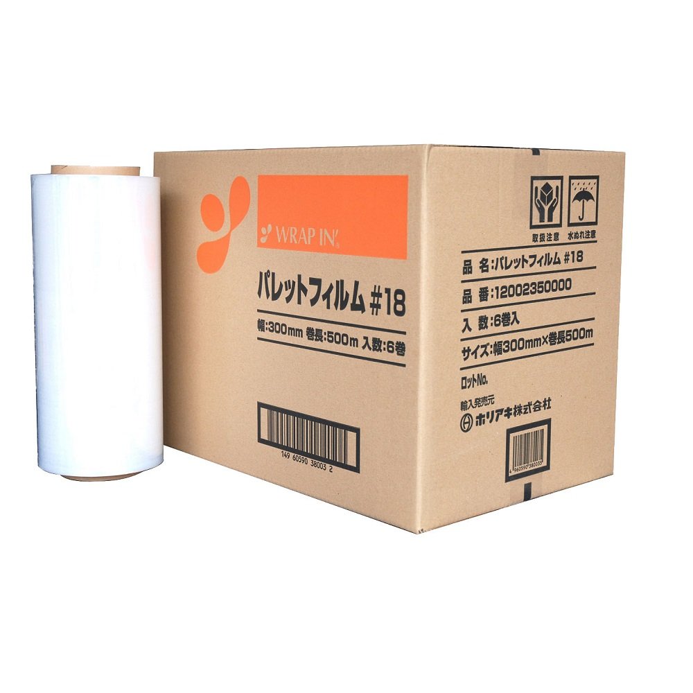 Amazon | ホリアキ ラップイン パレットフィルム #18 300mm×500m巻